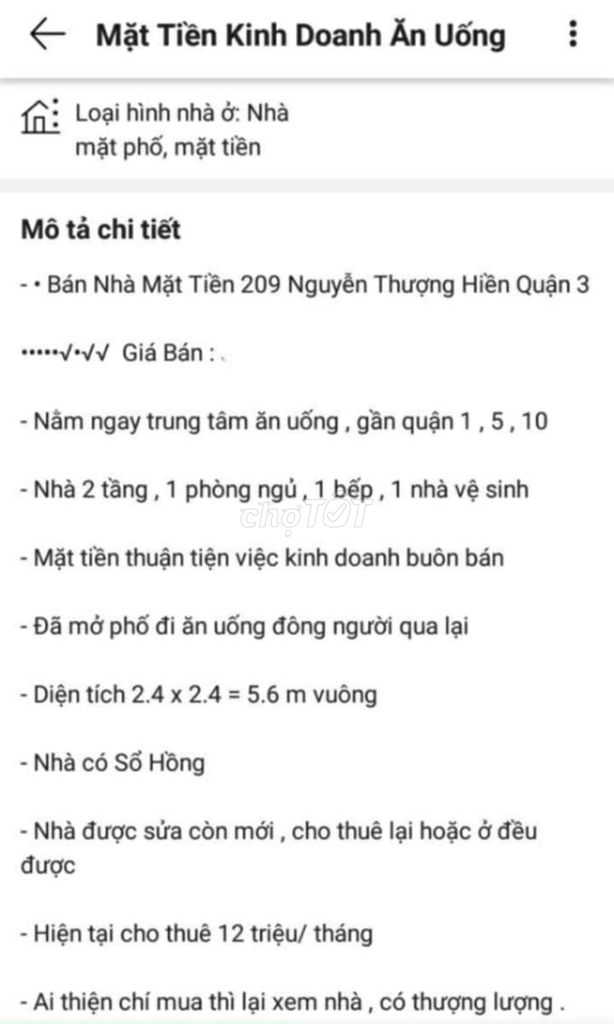 MẶT BẰNG TRUNG TÂM QUẬN 3