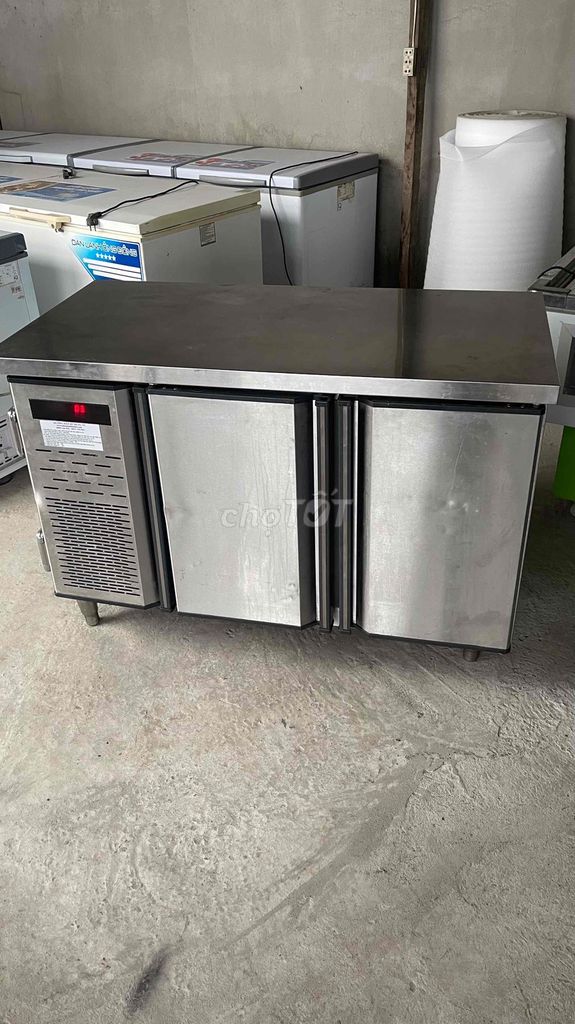 Bàn mát Inox 1.2m quạt gió lạnh nhanh còn mới. Mua bán Tủ lạnh tại Quận Tân Phú Tp Hồ Chí Minh được đăng bởi Thu Huyền hình 1