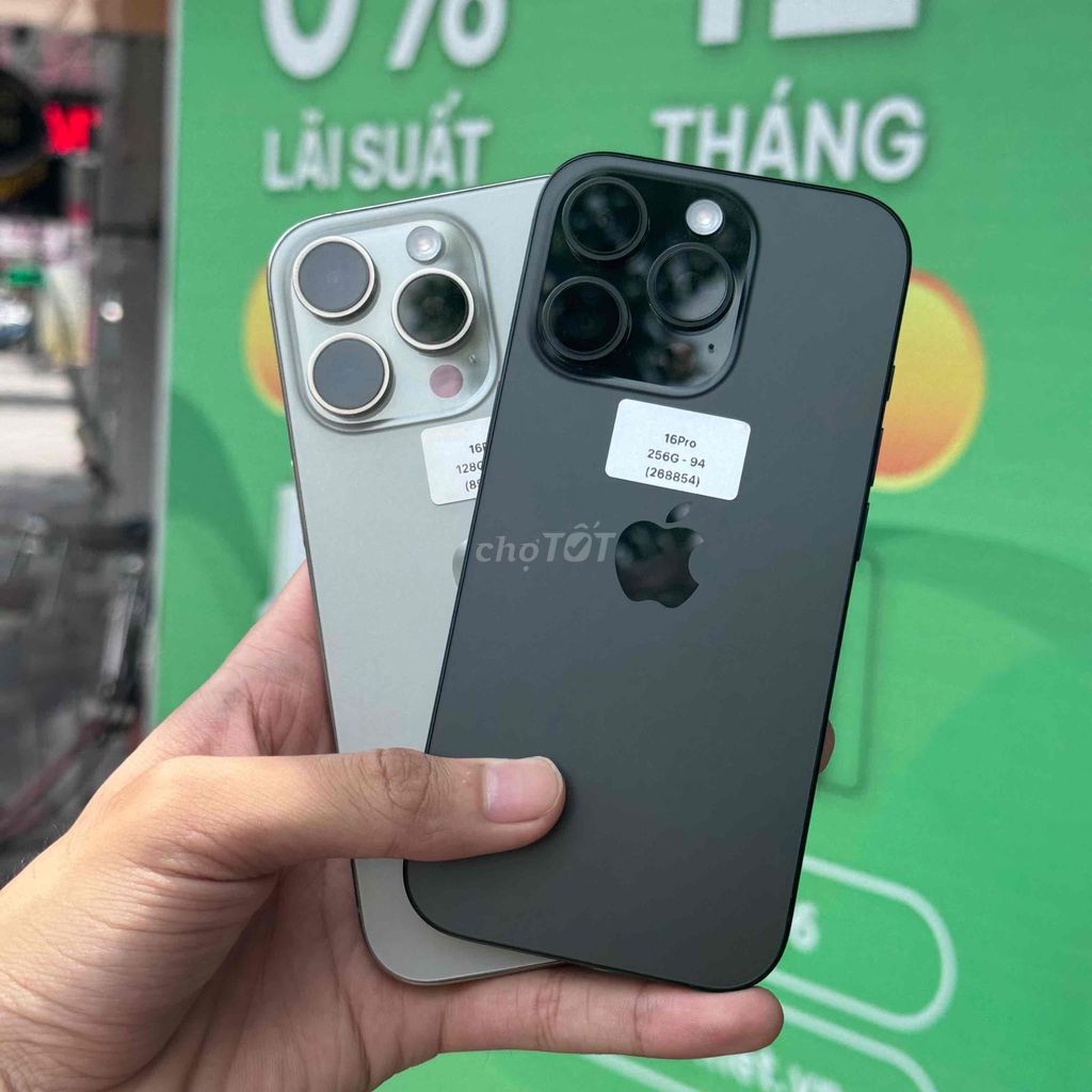 🔊 iPhone 16 Pro 128G/256G Bản Khay Sim | Góp nợ xấ. Mua bán Điện thoại tại Quận Ngô Quyền Hải Phòng được đăng bởi minmobile HP hình 1