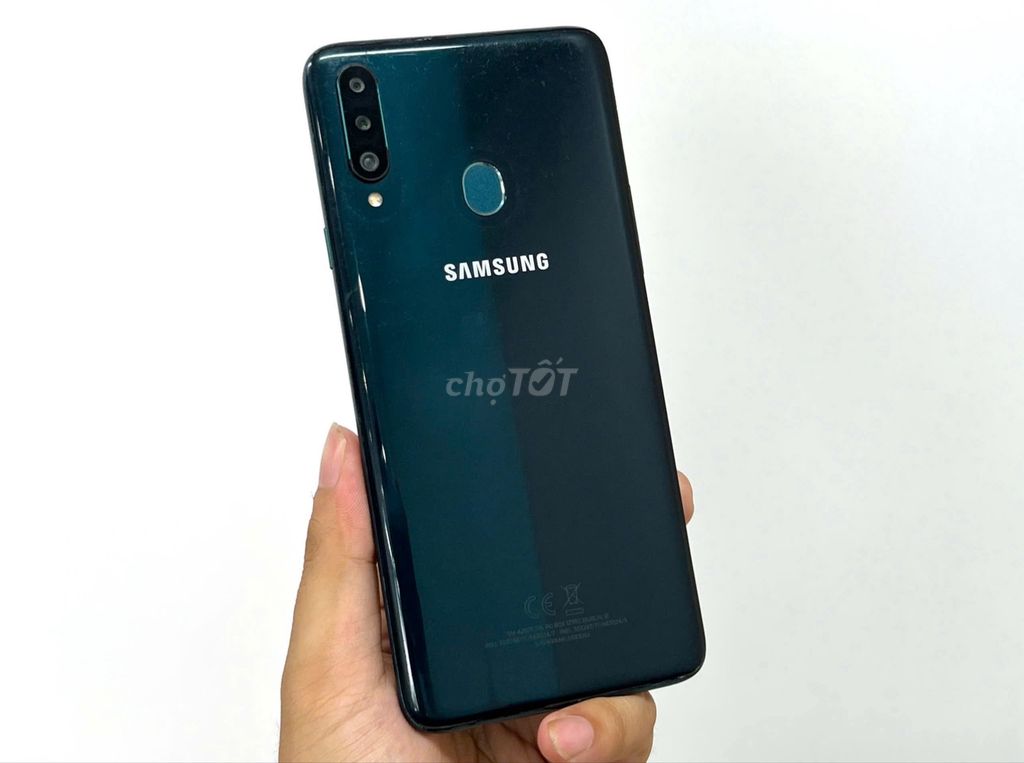 GIẢM 200k SAMSUNG A20s 3/32 Xanh Lá tặng sạc 15w