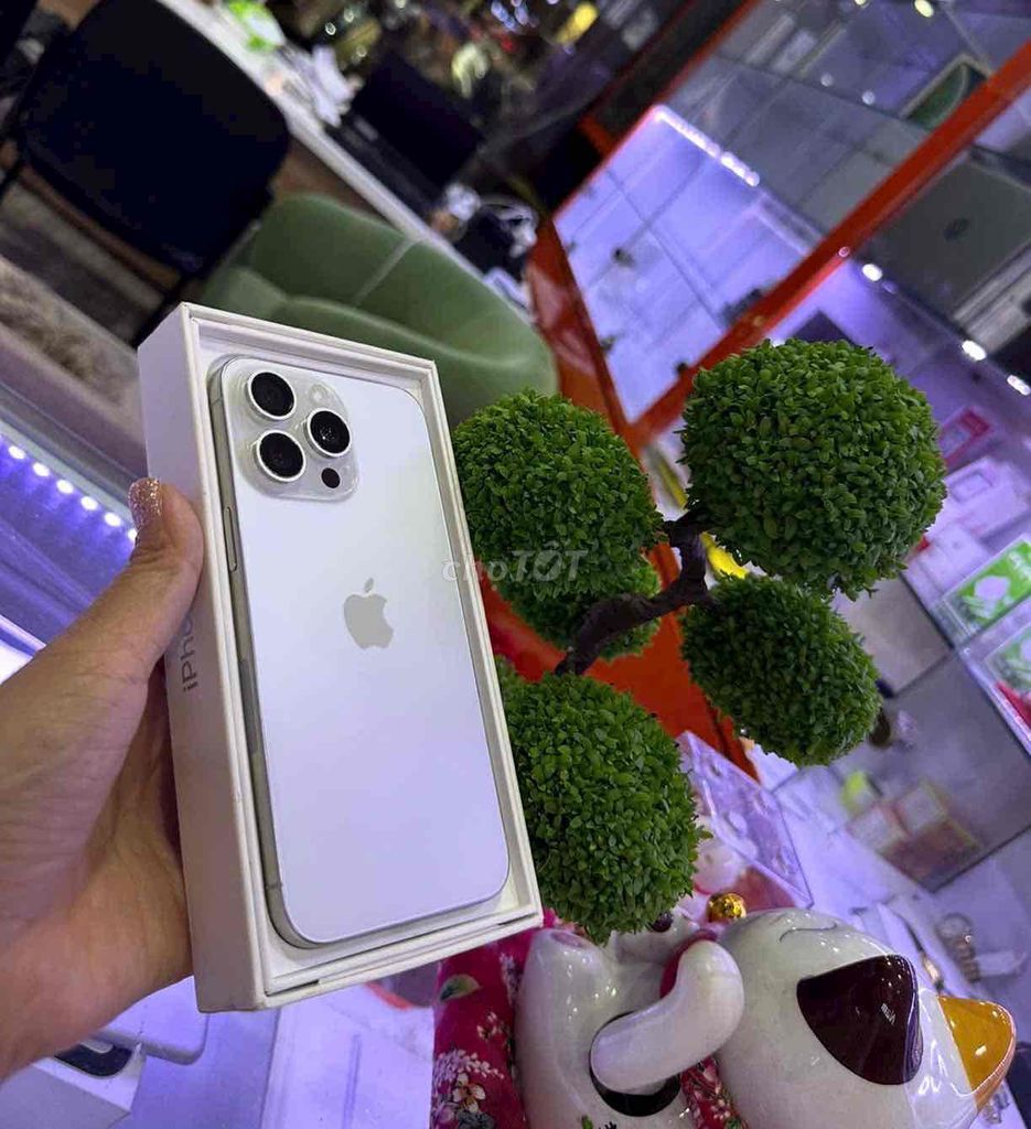 iphone 16pro 128gb trắng vn/a pin100 zin áp suất. Mua bán Điện thoại tại Quận 3 Tp Hồ Chí Minh được đăng bởi Nam Á Mobile hình 1