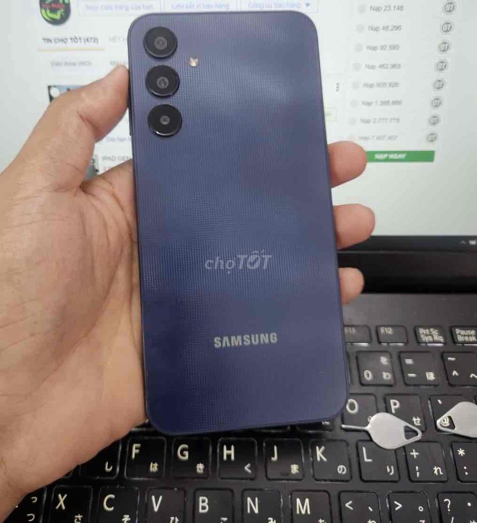 Samsung Galaxy A25 5G 8GB/128GB Tím. Mua bán Điện thoại tại Quận Bình Thạnh Tp Hồ Chí Minh được đăng bởi AN MOBILE hình 1