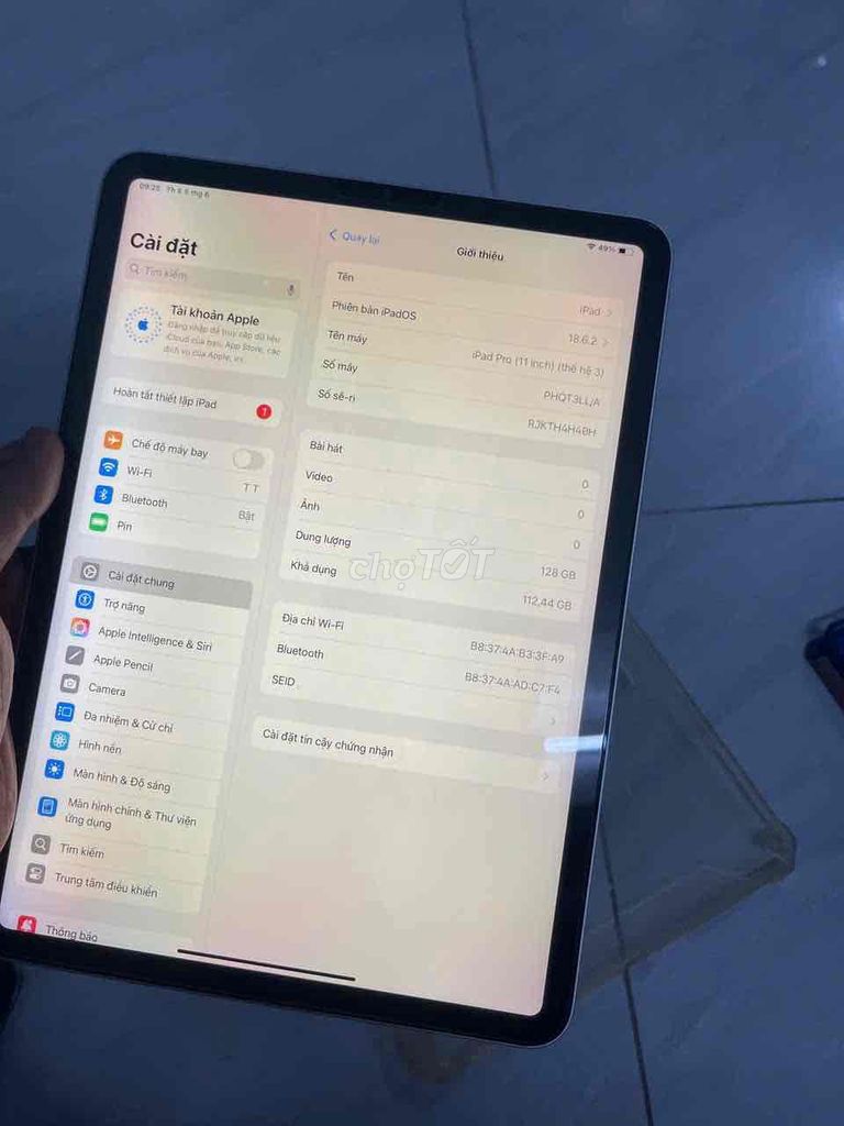 iPad Pro 2021 11in màn zin màn ám vàng tý xài full. Mua bán Máy tính bảng tại Quận 8 Tp Hồ Chí Minh được đăng bởi điện thoại giá rẻ  hình 1