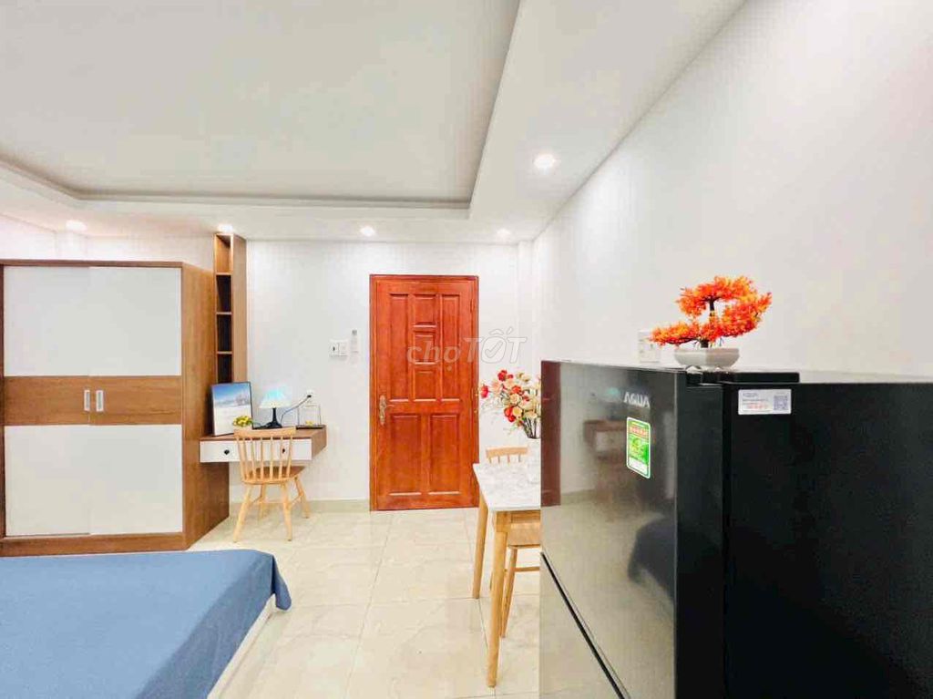 CĂN HỘ STUDIO ĐẦY ĐỦ NỘI THẤT 35m2 GẦN SÂN BAY, NGUYỄN KIỆM, QT