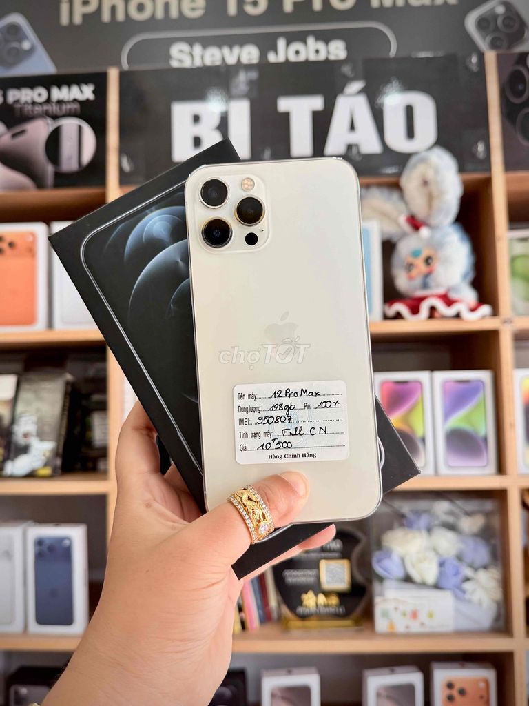 iPhone 12 Pro Max 128GB Trắng. Mua bán Điện thoại tại Thành phố Long Xuyên An Giang được đăng bởi Bi Táo Store hình 1
