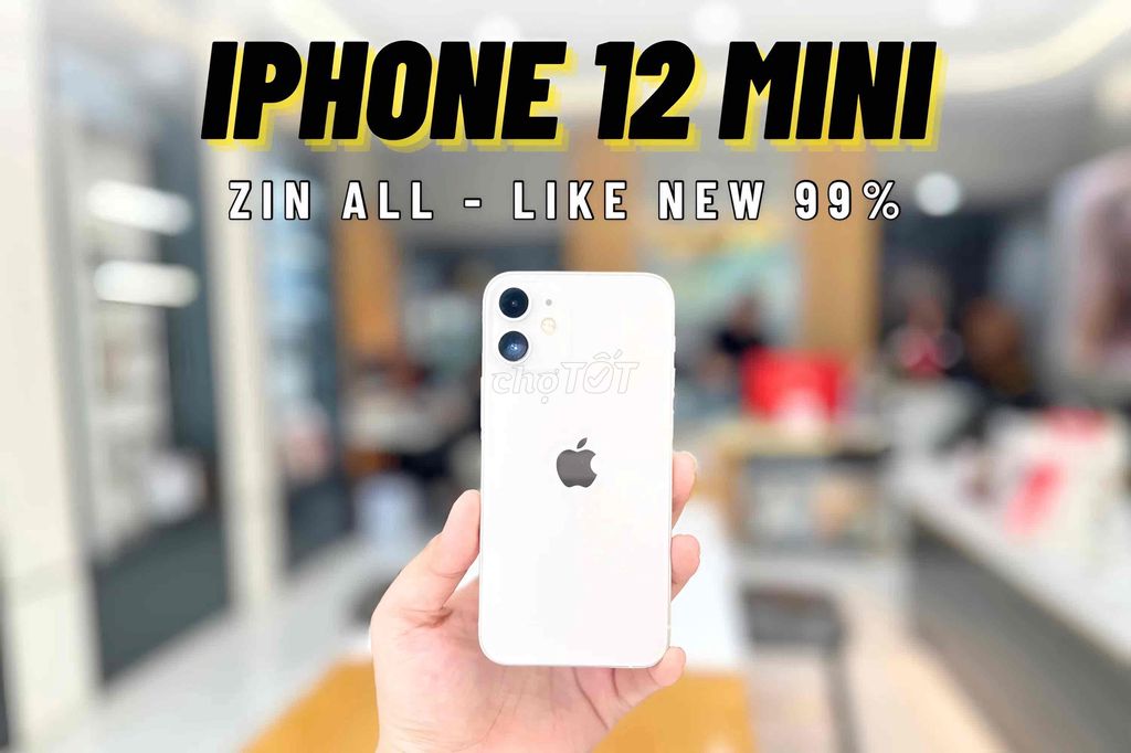 12 MINI - 128GB - ZIN ALL NÉT KENG XUẤT SẮC