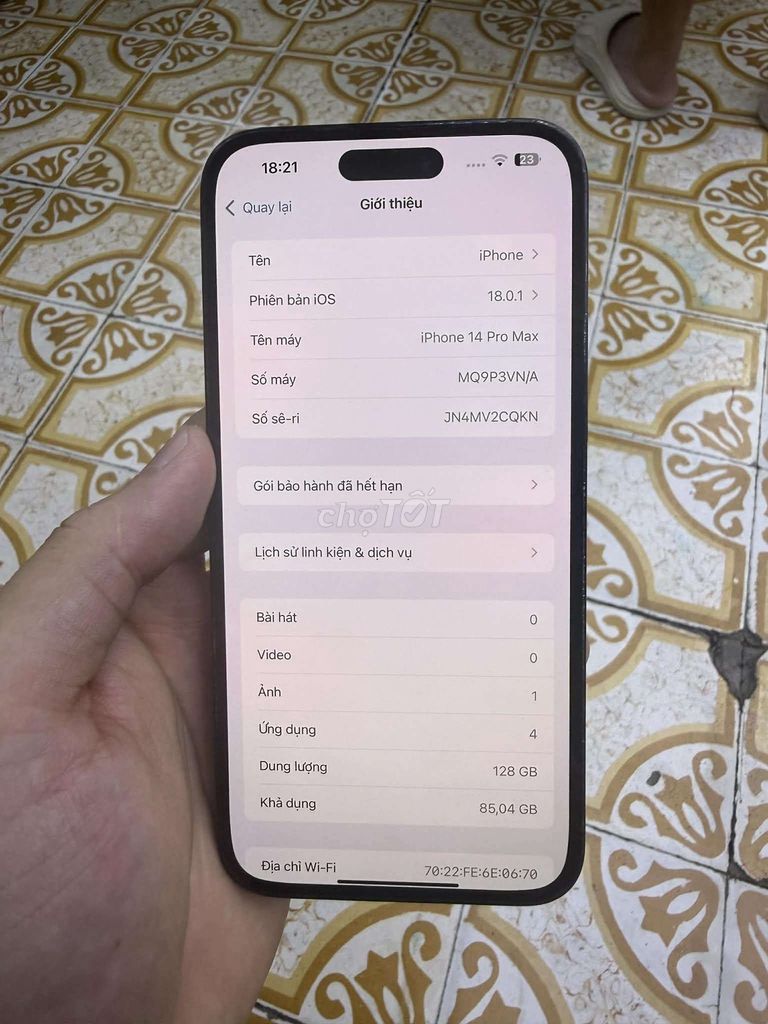 iPhone 14 Pro Max 128GB Đen VN/A. Mua bán Điện thoại tại Quận Hà Đông Hà Nội được đăng bởi  Tiến Anh hình 1