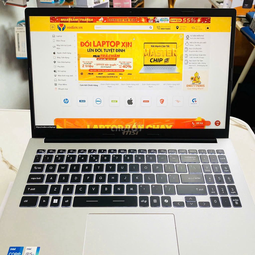 MSI Modern 15 F13MG i5-1334U 16GB/512GB Win11. Mua bán Laptop tại Quận Ninh Kiều Cần Thơ được đăng bởi Võ Diện hình 1