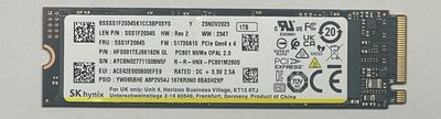 SSD THÁO MÁY MỚI SK HYNIX PC801 1TB GEN4 Tốc độ 7K. Mua bán Linh kiện (RAM, Card...) tại Quận Hoàng Mai Hà Nội được đăng bởi Tiến