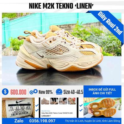 [CHÍNH HÃNG][Mới 99%] Nike M2K Tekno. mua mới 2tr9