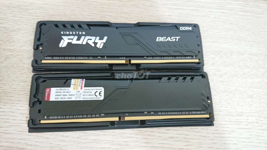 Ram pc kingston hypex furry NK bảo hành 3 năm