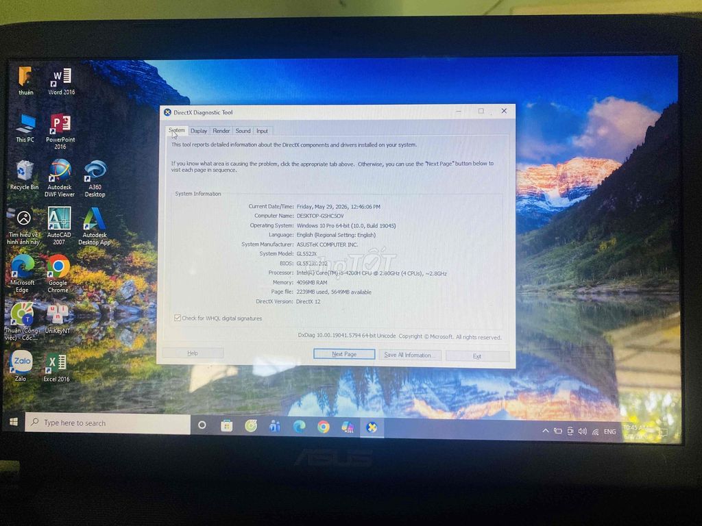 Cần bán máy. Mua bán Laptop tại Huyện Quế Sơn Quảng Nam được đăng bởi Nguyễn Văn Giàu hình 1