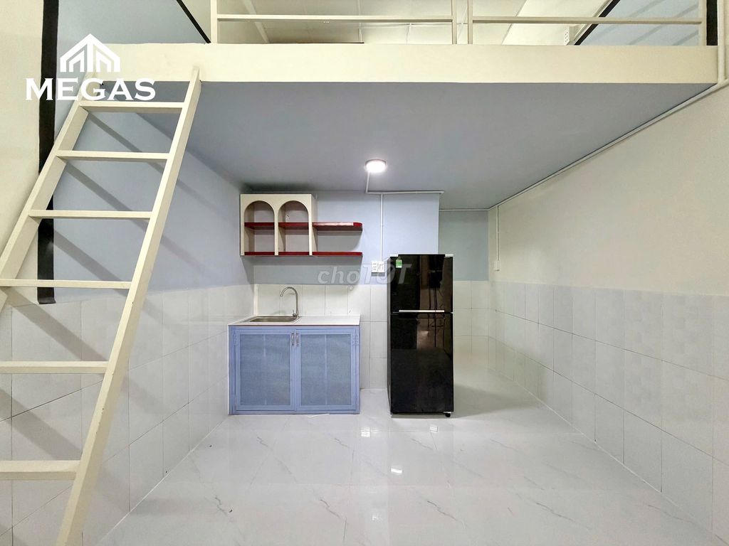 PHÒNG MỚI NGAY HUFLIT _ GÁC CAO 2M 2  _ SẴN NỘI THẤT MỚI 100% - ảnh 4