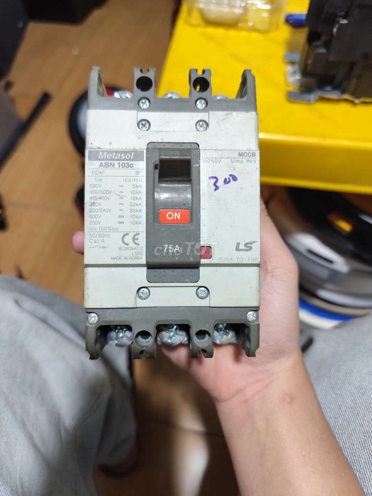 MCCB LS Metasol ABN 103c 75A Hàn Quốc. Mua bán Đồ chuyên dụng, Giống nuôi trồng tại Quận Gò Vấp Tp Hồ Chí Minh được đăng bởi ngan nk nk hình 1