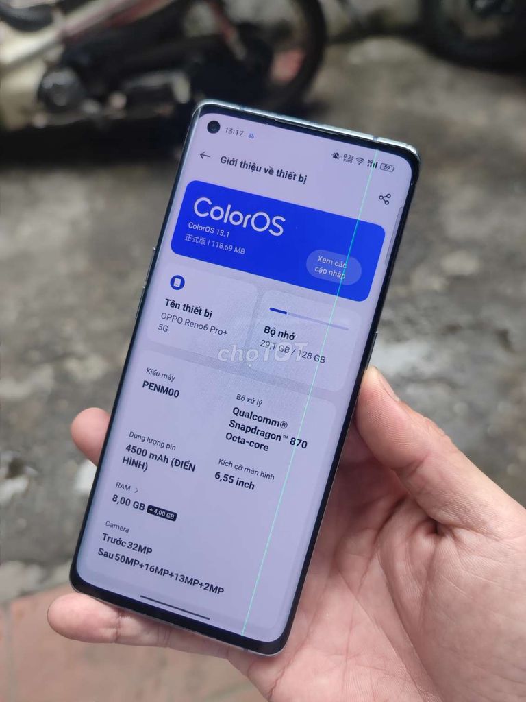 OPPO Reno 6 Pro Plus 128GB Xanh. Mua bán Điện thoại tại Quận Ba Đình Hà Nội được đăng bởi đình bắc hình 1