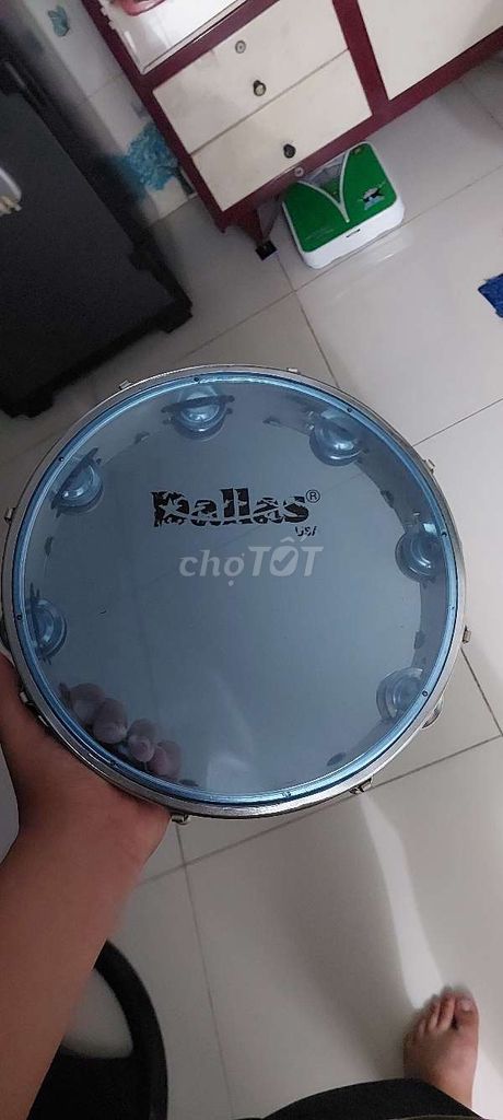 Trống Tambourine Dallas Kim loại Xanh. Mua bán Nhạc cụ tại Thành phố Long Xuyên An Giang được đăng bởi Khoa Nguyễn hình 1