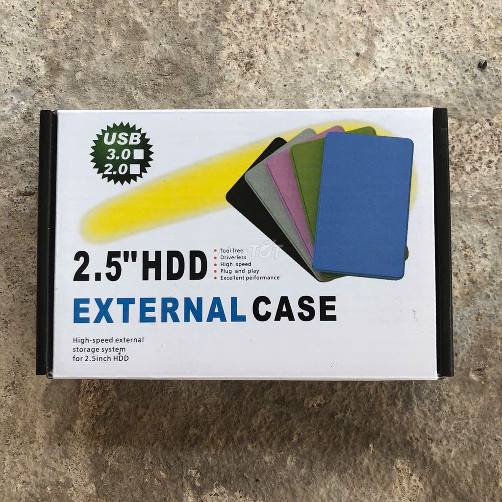 Hộp đựng 2.5" biến ổ cứng cũ thành ổ cứng di động. Mua bán Phụ kiện (Màn hình, Chuột...) tại Thành phố Bà Rịa Bà Rịa - Vũng Tàu được đăng bởi Laptop Bà Rịa hình 1