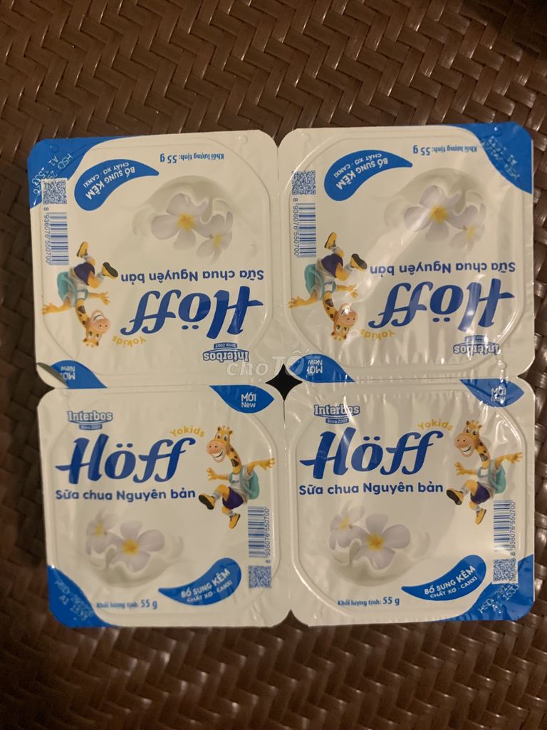 Sữa chua Hoff Nguyên bản 4 hộp 220g . Mua bán Đồ ăn, thực phẩm và các loại khác tại Quận Ba Đình Hà Nội được đăng bởi Le Tam hình 1