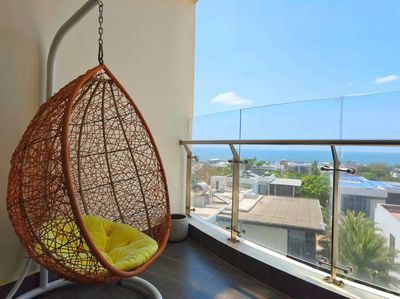 cho thuê chung cư aria resort 2PN full nội thất view biển bancong rộng
