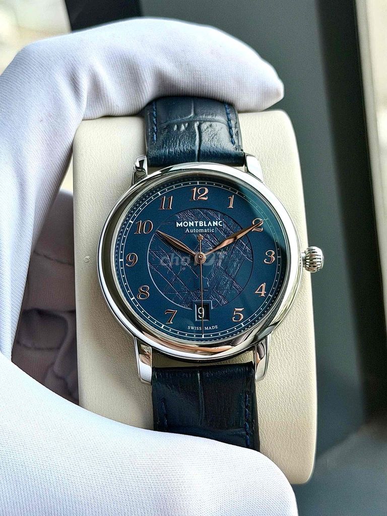 Montblanc Star Legacy 129628 Nam Xanh 39mm. Mua bán Đồng hồ tại Quận Hoàng Mai Hà Nội được đăng bởi Anh Tuấn hình 1