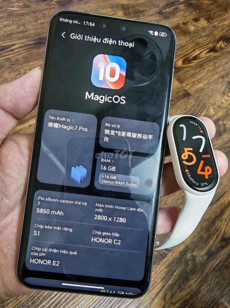điện thoại Magic 7 Pro 16/512GB tặng Miband 10 gốm. Mua bán Điện thoại tại Quận Ba Đình Hà Nội được đăng bởi Tuấn Anh hình 1