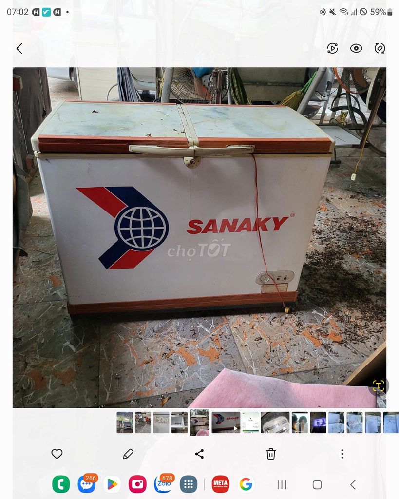 Tủ đông SANAKY VH-285W Trắng 285L. Mua bán Tủ lạnh tại Thành phố Thủ Dầu Một Bình Dương được đăng bởi pham van hoang hình 1