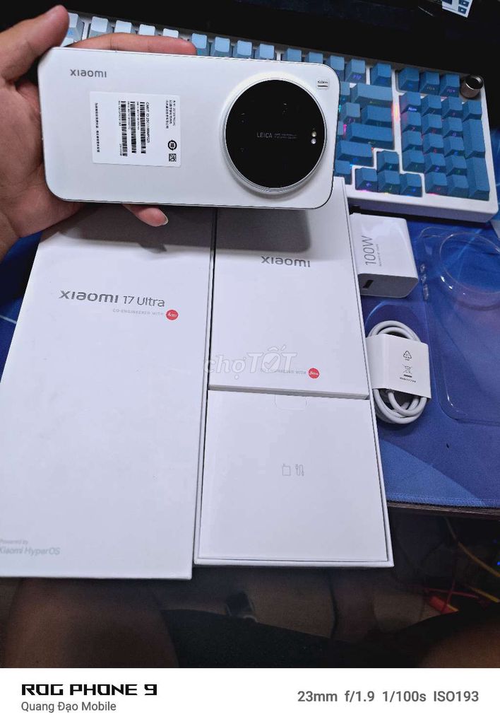 Xiaomi 17 Ultra 16-512 Fullbox như mới, sạc 26 lần. Mua bán Điện thoại tại Quận Hà Đông Hà Nội được đăng bởi Đạo Nguyễn hình 1
