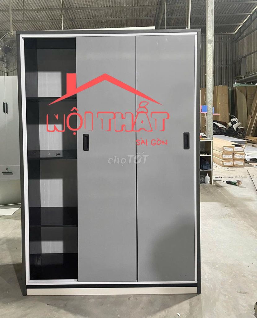 Tủ quần áo nhựa cửa lùa mới. Mua bán Tủ, kệ gia đình tại Thành phố Biên Hòa Đồng Nai được đăng bởi Nội thất giá xưởng hình 1