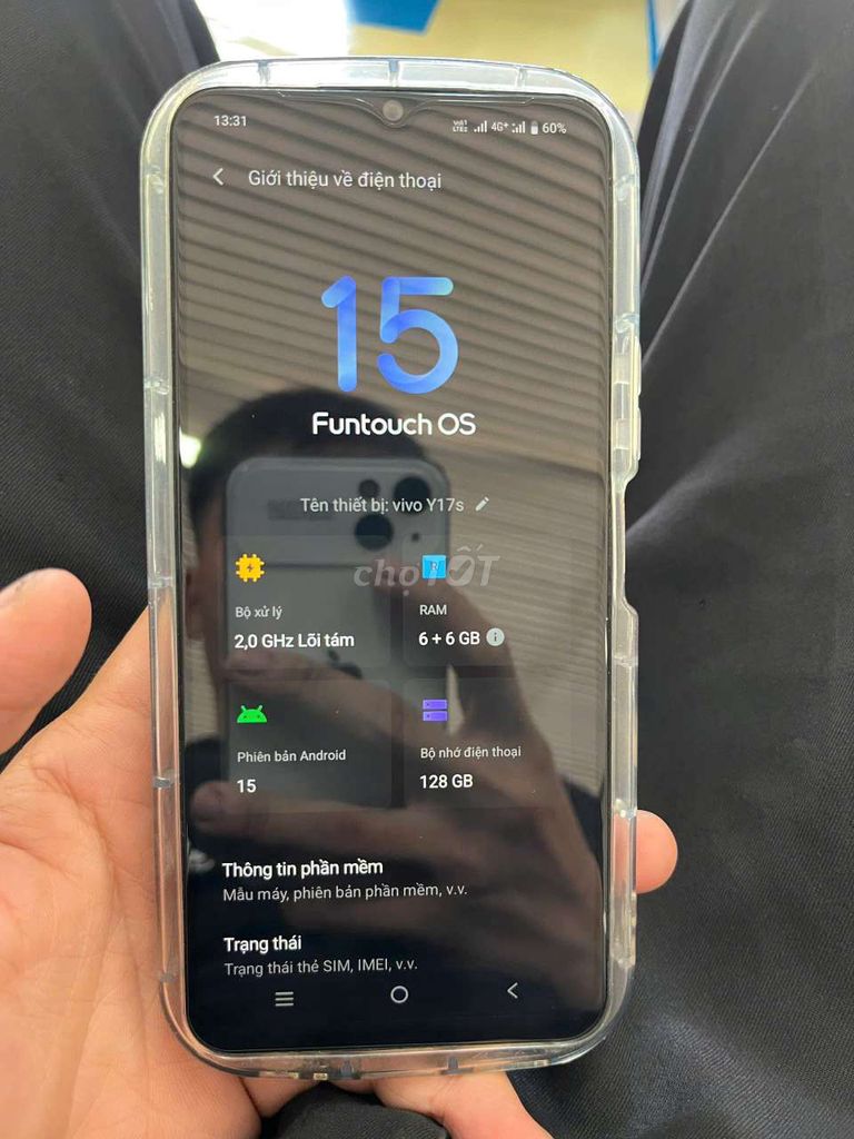Vivo Y17s 128GB Xám. Mua bán Điện thoại tại Huyện Đồng Phú Bình Phước được đăng bởi Đăng Chiến hình 1