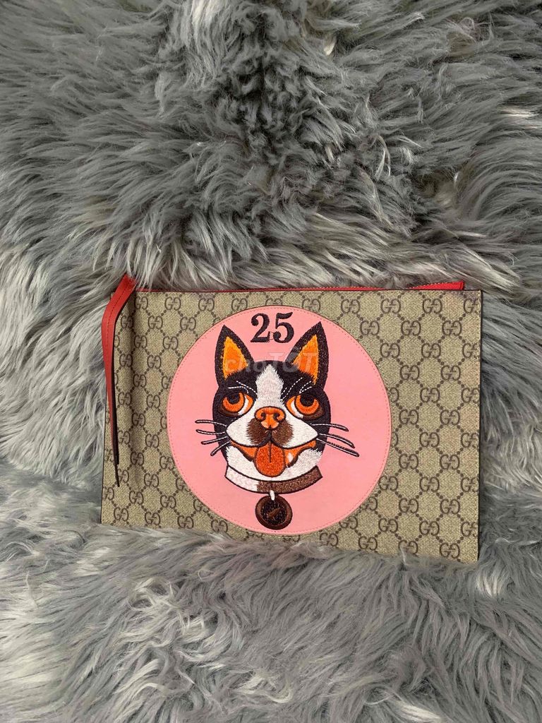 túi si gucci cầm tay cho nữ ngang 32cm cao 20cm