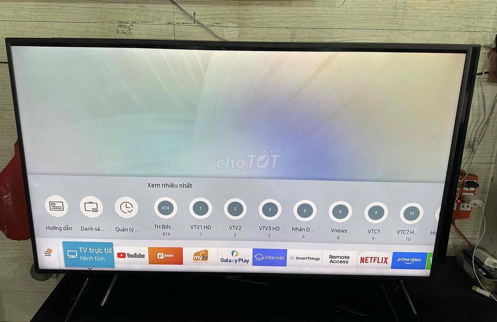 Tivi Samsung 55" màn 4K có Bluetooth remote nói. Mua bán Tivi, Âm thanh tại Thành phố Buôn Ma Thuột Đắk Lắk được đăng bởi Thanh Dat Tivi 79 hình 1