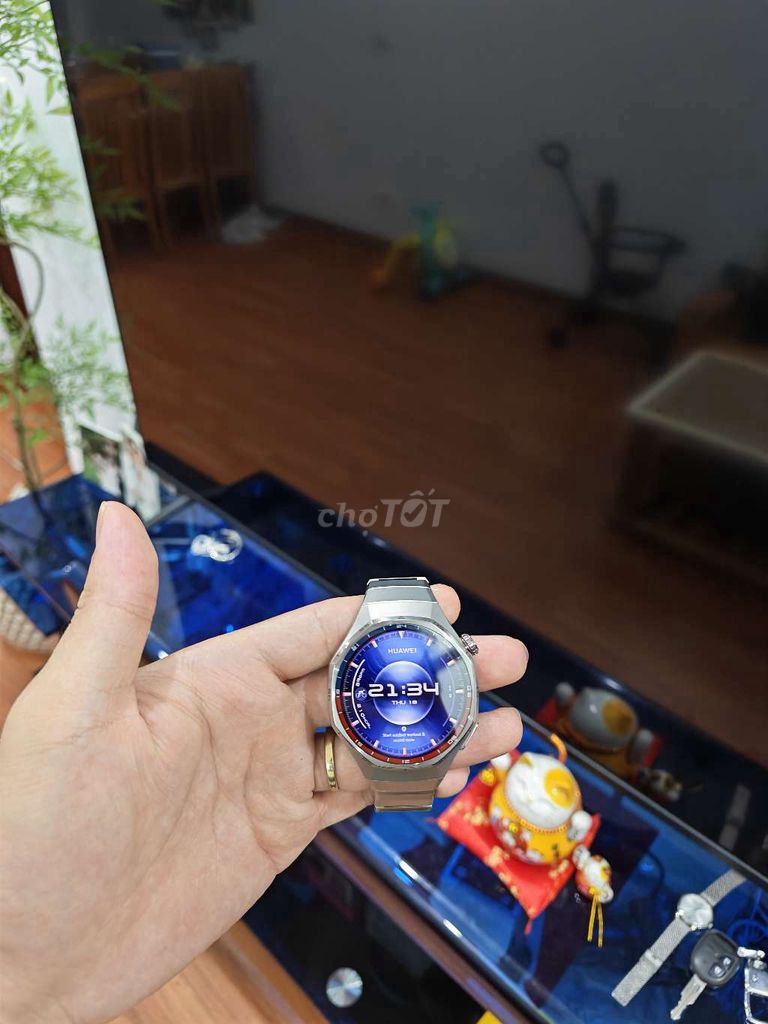 Huawei Watch 6 Pro Titanium 46mm Bạc. Mua bán Thiết bị đeo thông minh tại Huyện Gia Lâm Hà Nội được đăng bởi Nhật Hải hình 1