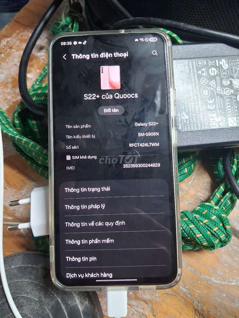 Samsung Galaxy S22+ 256GB Hàn Quốc Chưa sửa chữa. Mua bán Điện thoại tại Thành phố Thủ Đức Tp Hồ Chí Minh được đăng bởi An Quốc hình 1