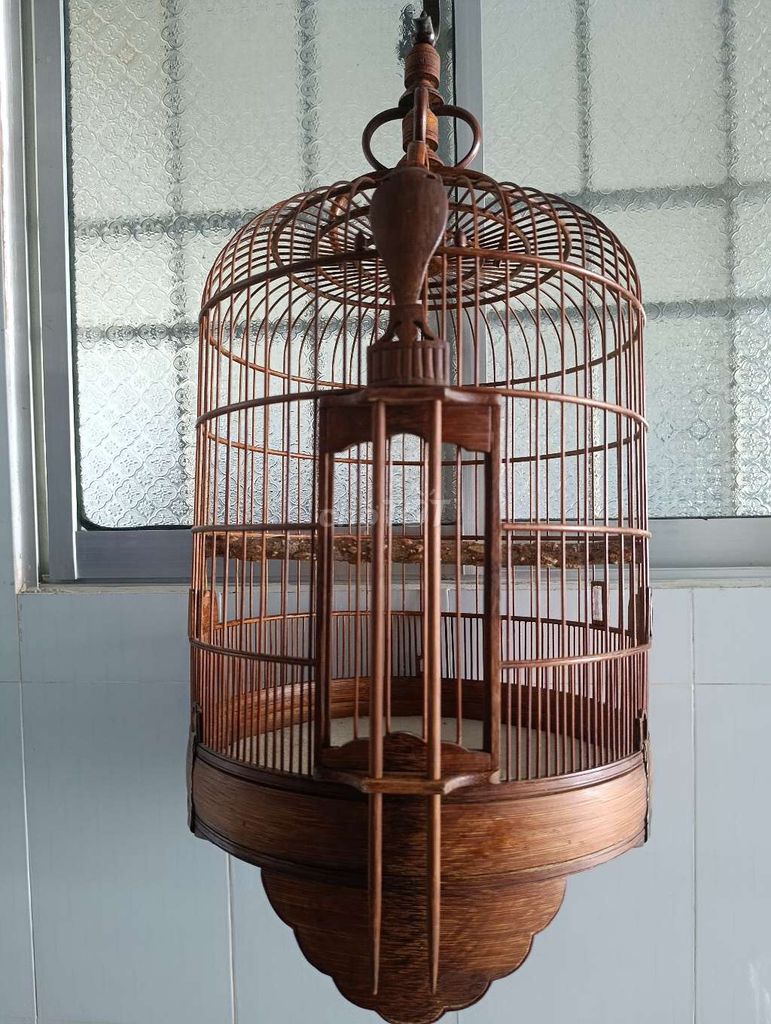 Lồng chim gỗ màu nâu size 56. Mua bán Phụ kiện, Thức ăn, Dịch vụ tại Huyện Tháp Mười Đồng Tháp được đăng bởi Nguyễn khanh hình 1