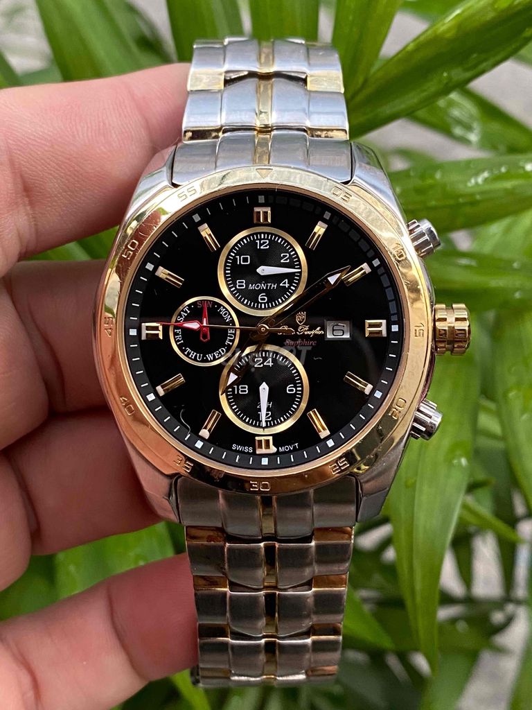 o.p máy thuỵ sỹ full 6 kim size 42mm