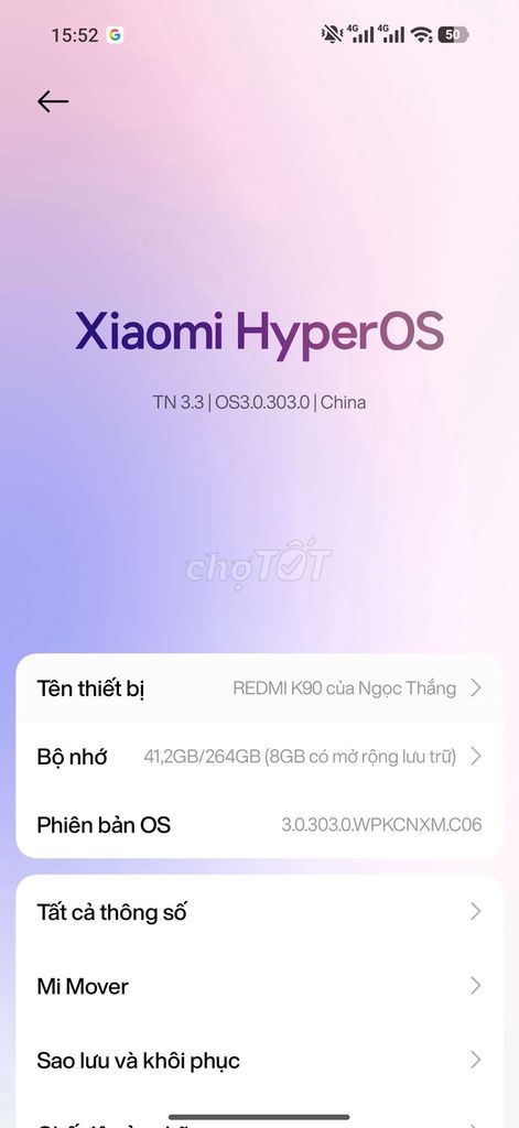 Xiaomi Redmi K90 12GB/256GB. Mua bán Điện thoại tại Huyện Tiên Du Bắc Ninh được đăng bởi Ngọc Thắng hình 1