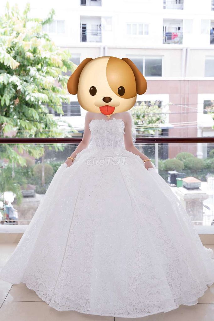 Váy cưới Nữ Trắng Vải Size M. Mua bán Quần áo tại Thị xã Bến Cát Bình Dương được đăng bởi NGUYỄN VĂN TRUNG hình 1