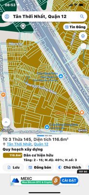 Đất 2mt Trường chinh P Tân thới nhất Q12.. Mua bán đất tại Quận 12 Tp Hồ Chí Minh được đăng bởi Long