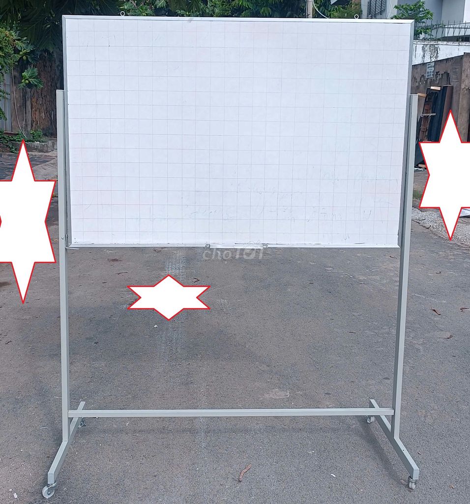 Bảng viết bút lông Kim loại Trắng 1m2x80cm cũ đẹp. Mua bán Đồ dùng văn phòng tại Quận Bình Thạnh Tp Hồ Chí Minh được đăng bởi Kho Nội thất Cũ Mới Phú Nhàn hình 1