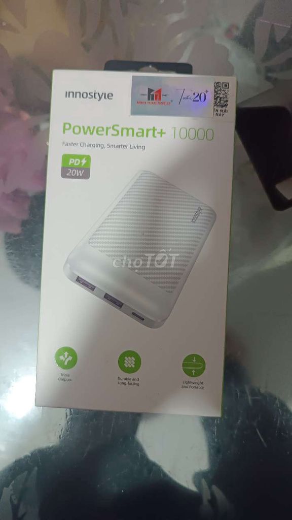 Sạc dự phòng Innostyle PowerSmart+ 10000. Mua bán Phụ kiện (Màn hình, Chuột...) tại Quận 7 Tp Hồ Chí Minh được đăng bởi Ren LTĐ hình 1