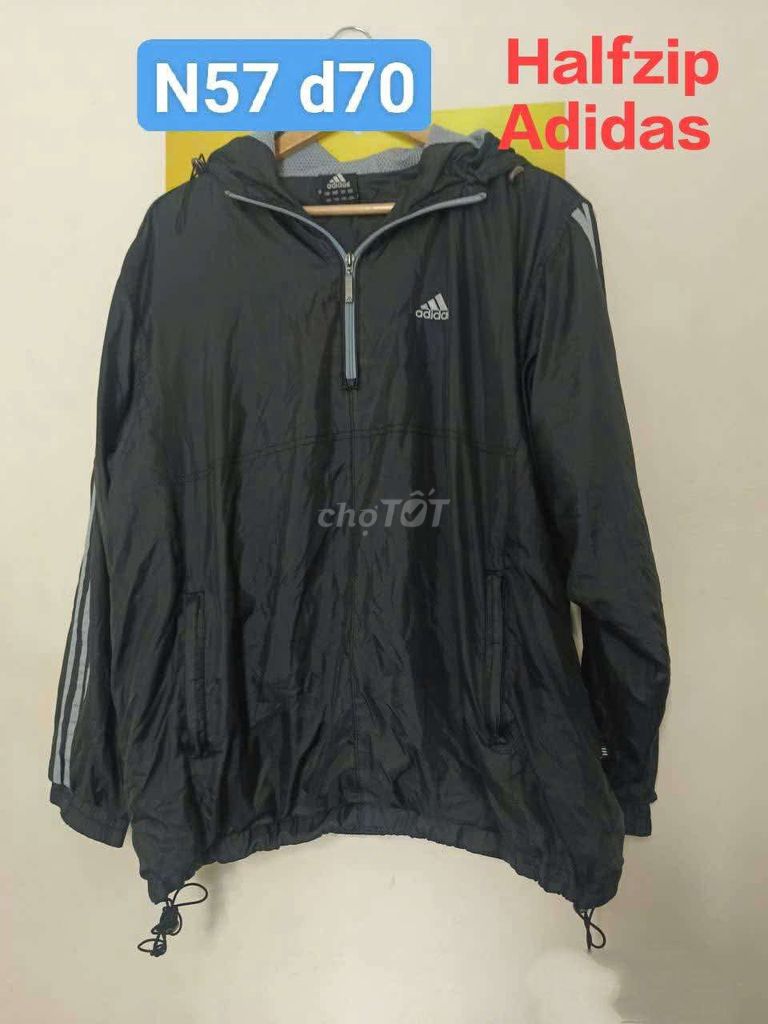 Áo khoác Adidas Halfzip L Đen 9.6. Mua bán Quần áo tại Quận Gò Vấp Tp Hồ Chí Minh được đăng bởi THÚY HẰNG hình 1