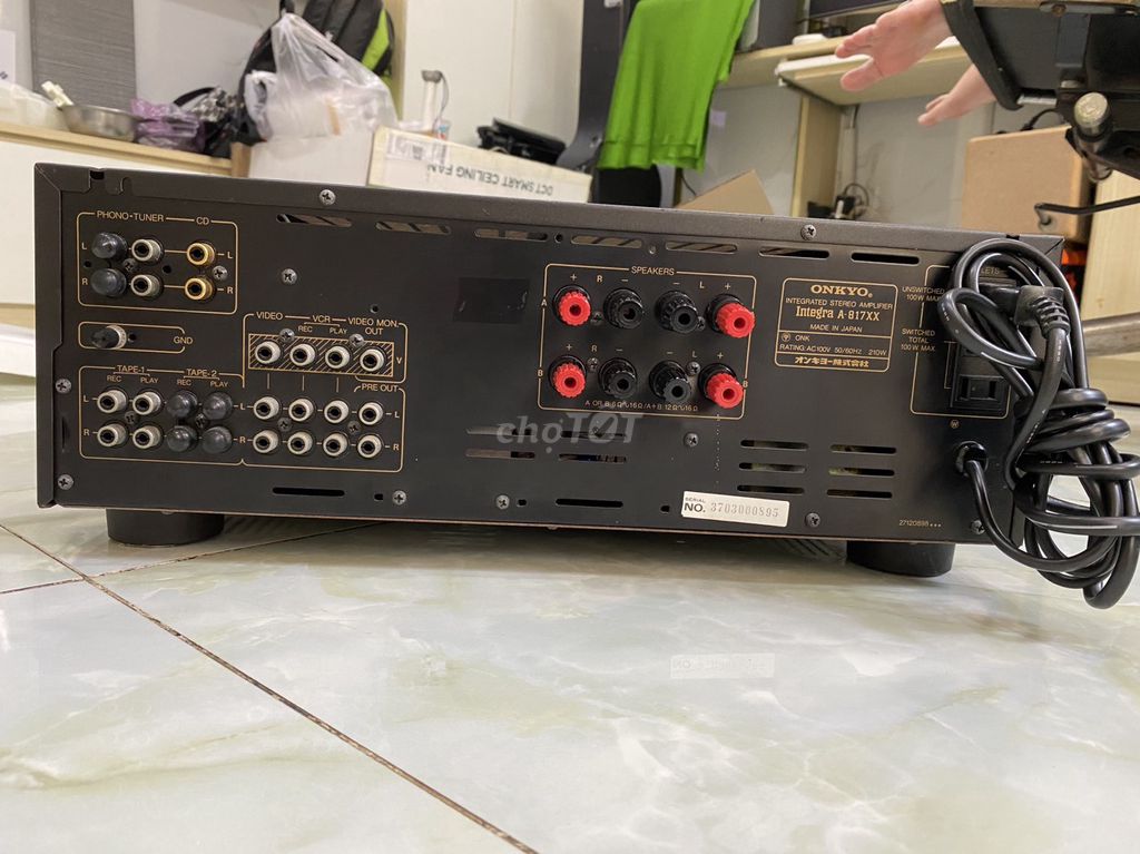 Amply Onkyo A-817 Đen Đã sử dụng. Mua bán Tivi, Âm thanh tại Quận 3 Tp Hồ Chí Minh được đăng bởi Nguyễn Thành Triệu hình 1