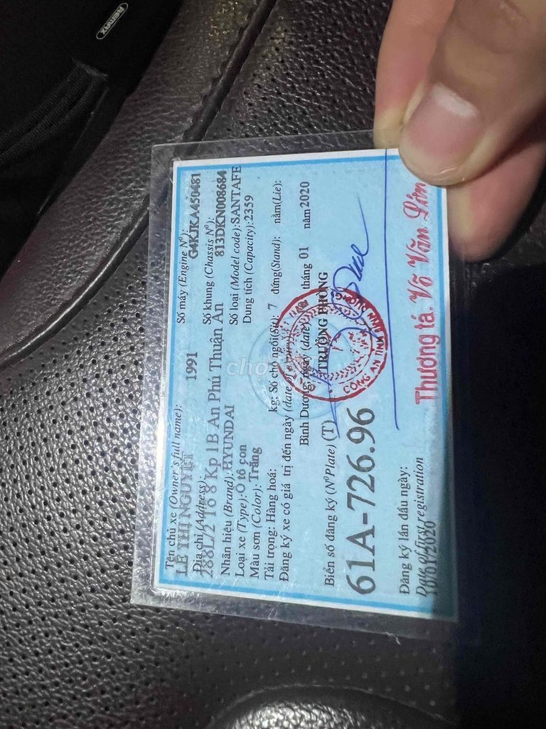 Hyundai Santa Fe 2019 2.4L - 37000 km. Mua bán Ô tô tại Thành phố Thuận An Bình Dương được đăng bởi Phạm Hoài Nam hình 4