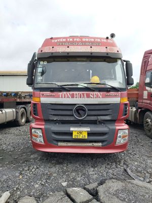 Thaco Auman - Đời 2015  Đỏ - 70% - Tải hàng 15 tấn. Mua bán Xe tải, xe ben tại Thị xã Phú Mỹ Bà Rịa - Vũng Tàu được đăng bởi An Nguyễn Quách Tấn