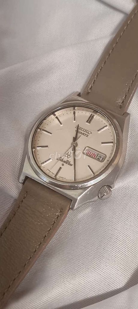 Đồng hồ Seiko SilverWave Quartz Vintage Trắng ngà. Mua bán Đồng hồ tại Quận Hà Đông Hà Nội được đăng bởi Nhật Minh hình 1