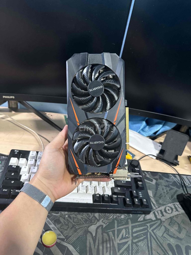 Card đồ họa Gigabyte GTX 1060 6GB GDDR5. Mua bán Linh kiện (RAM, Card...) tại Thành phố Thủ Đức Tp Hồ Chí Minh được đăng bởi Đức Thắng PC hình 1