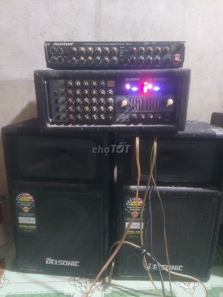 Bộ dàn karaoke Belsonic PA-3866EQ. Mua bán Tivi, Âm thanh tại Thành phố Bà Rịa Bà Rịa - Vũng Tàu được đăng bởi Huyền trần hình 1