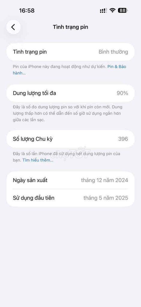iPhone 16 Pro Max 256GB Trắng, Còn Bảo Hành. Mua bán Điện thoại tại Quận Ô Môn Cần Thơ được đăng bởi Nguyễn Jacky hình 1