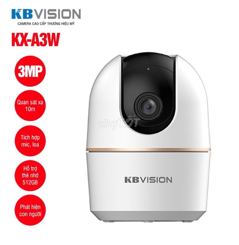 Thanh lý giá rẻ cuối năm mẫu cam KBvision A3W 3MP