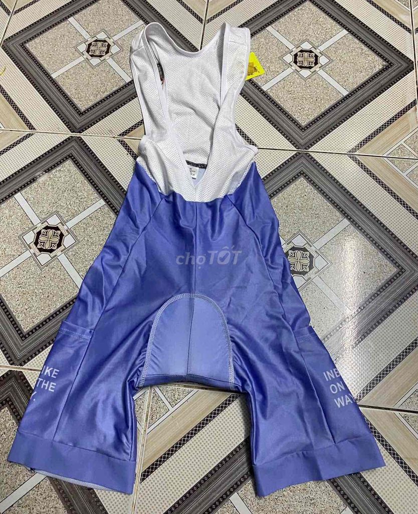 Quần short yếm đạp xe thoáng khí nhanh khô có đệm